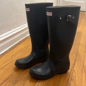 Tall Hunter Boots- Navy- Size 38